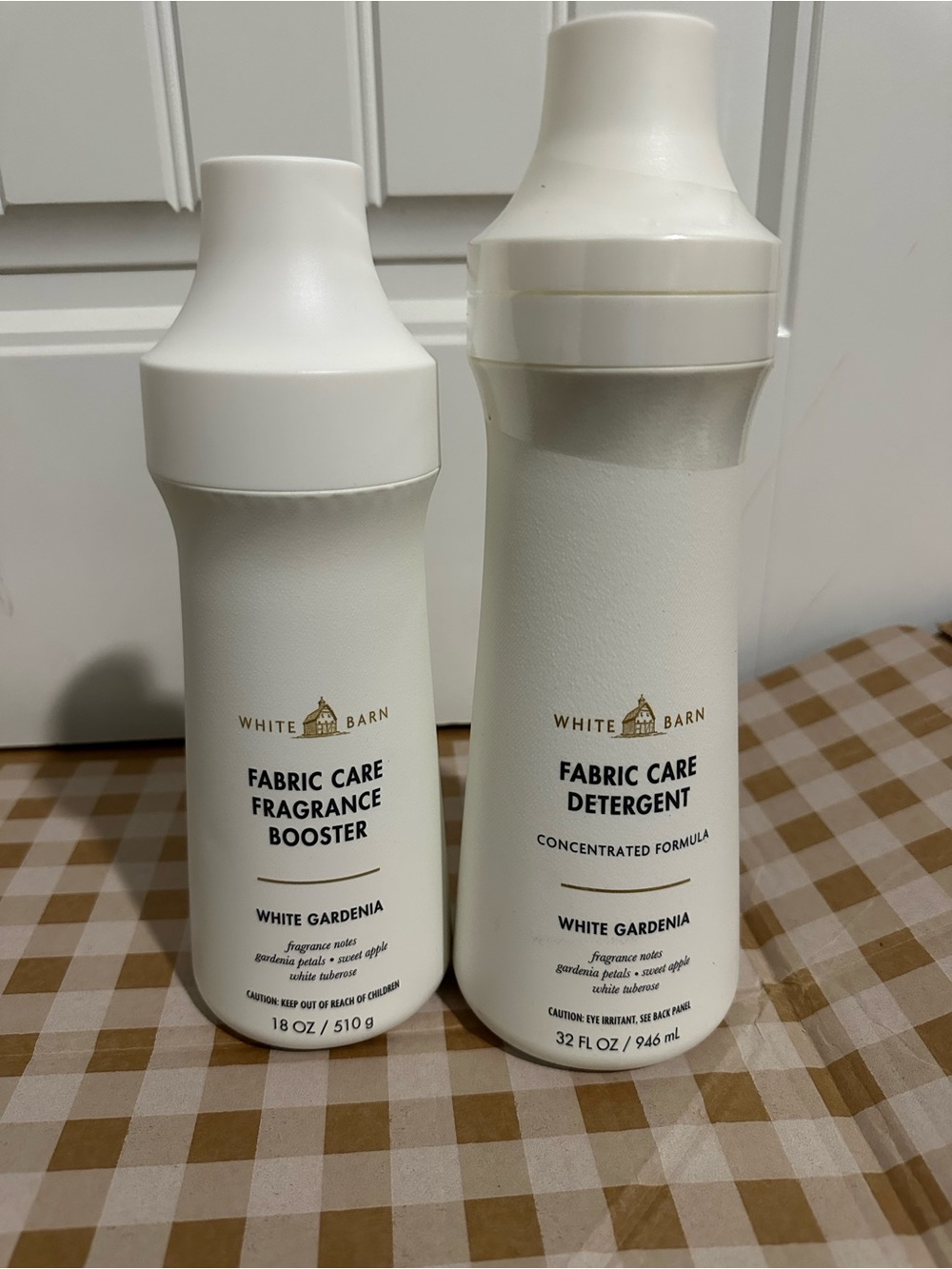 White Barn White Gardenia Fabric Care Set in White